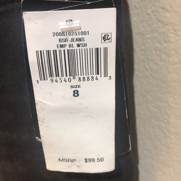 NWT Lauren Ralph Lauren Black Wash Stretch High Rise Ankle Jeans-Size 29/8 - Picture 3 of 11